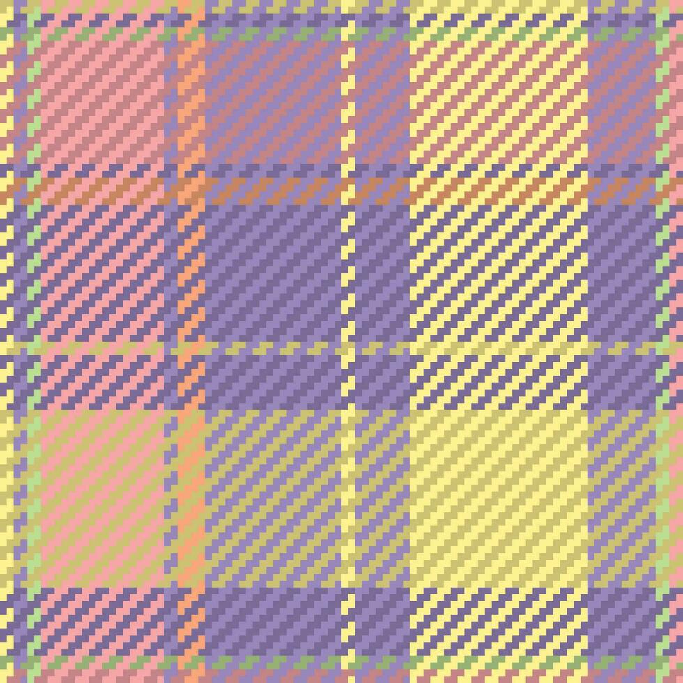 Seamless pattern of scottish tartan plaid. Repeatable background with check fabric texture. Vector backdrop striped textile print.