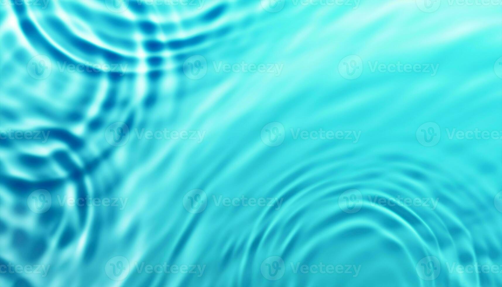 Abstract blue water waves background with liquid fluid texture AI Generative photo