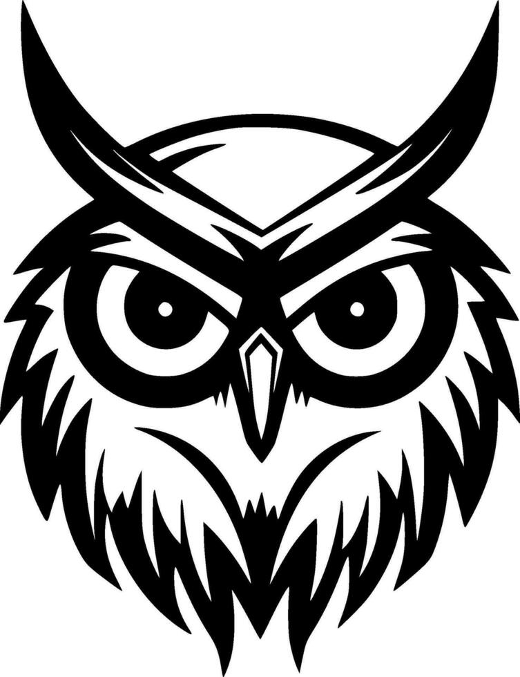 Owl - High Quality Vector Logo - Vector illustration ideal for T-shirt graphic