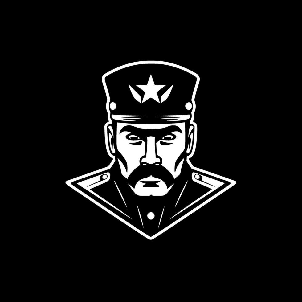 Military, Minimalist and Simple Silhouette - Vector illustration