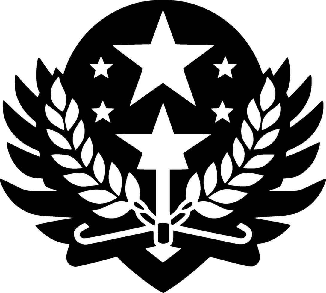 Military - High Quality Vector Logo - Vector illustration ideal for T-shirt graphic