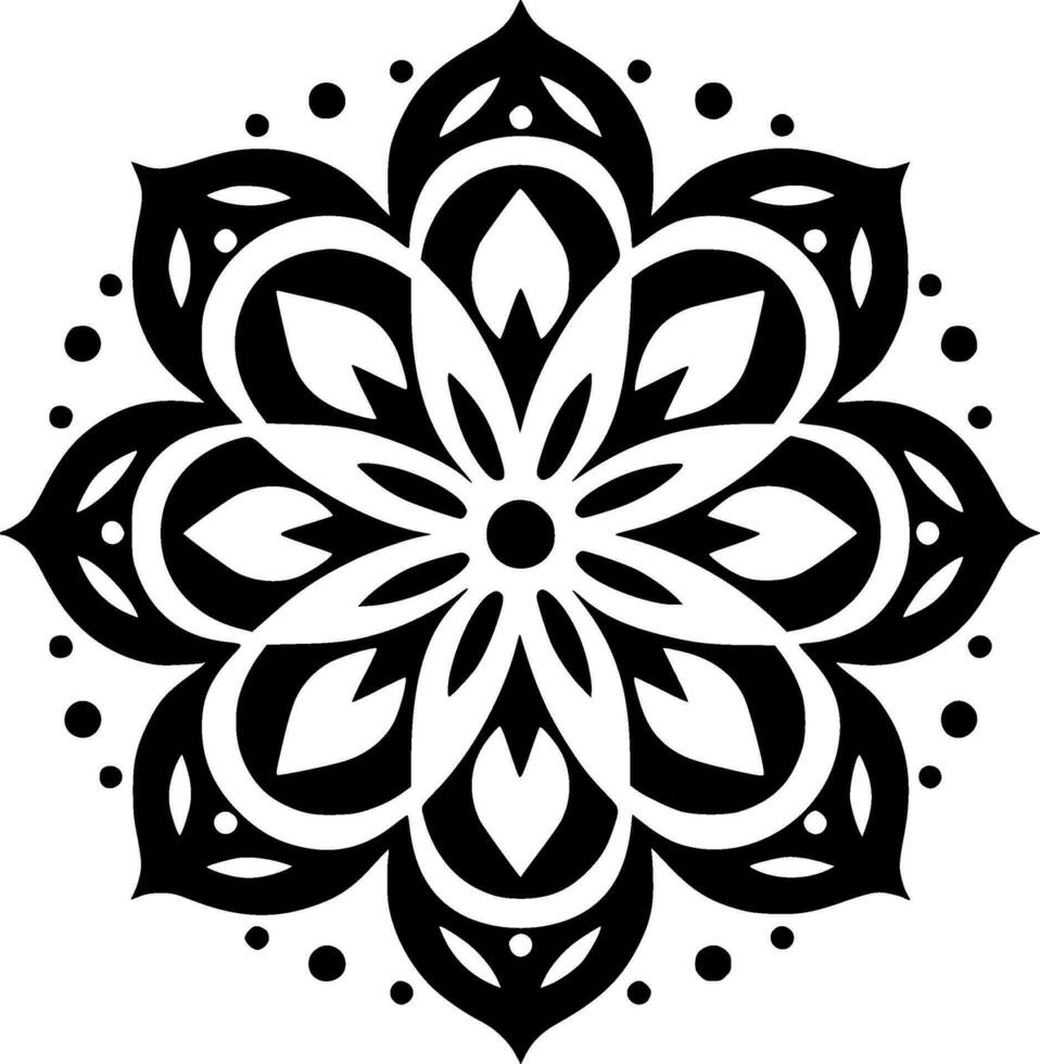 Mandala - High Quality Vector Logo - Vector illustration ideal for T-shirt graphic