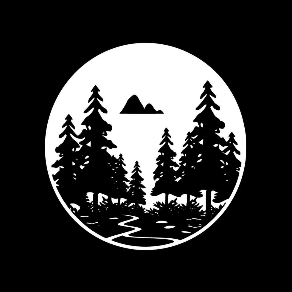 Forest - High Quality Vector Logo - Vector illustration ideal for T-shirt graphic