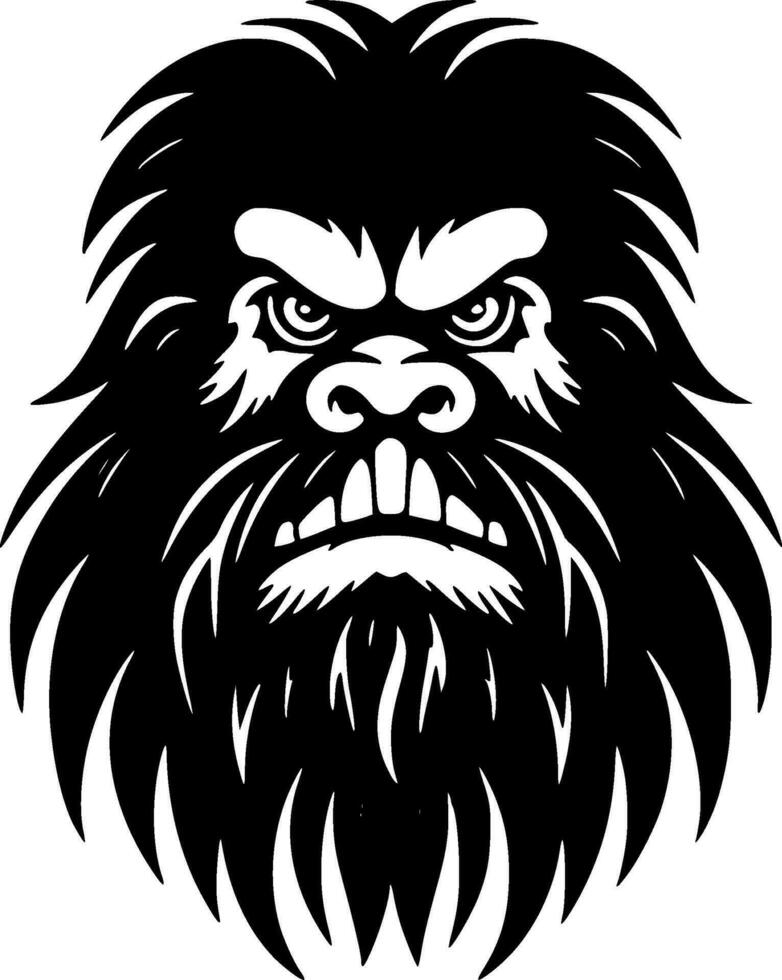 Bigfoot - Minimalist and Flat Logo - Vector illustration