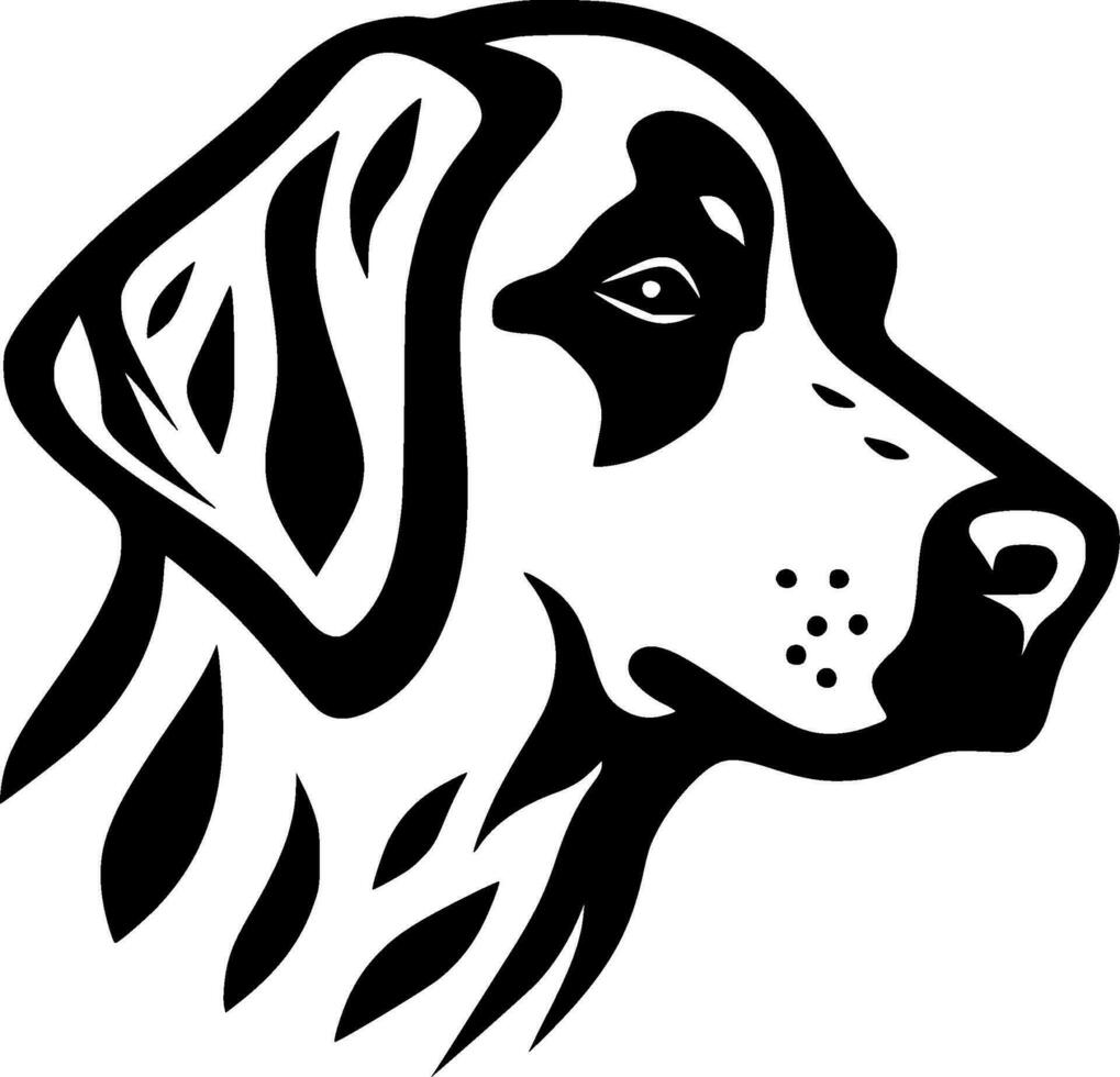Dalmatian, Minimalist and Simple Silhouette - Vector illustration