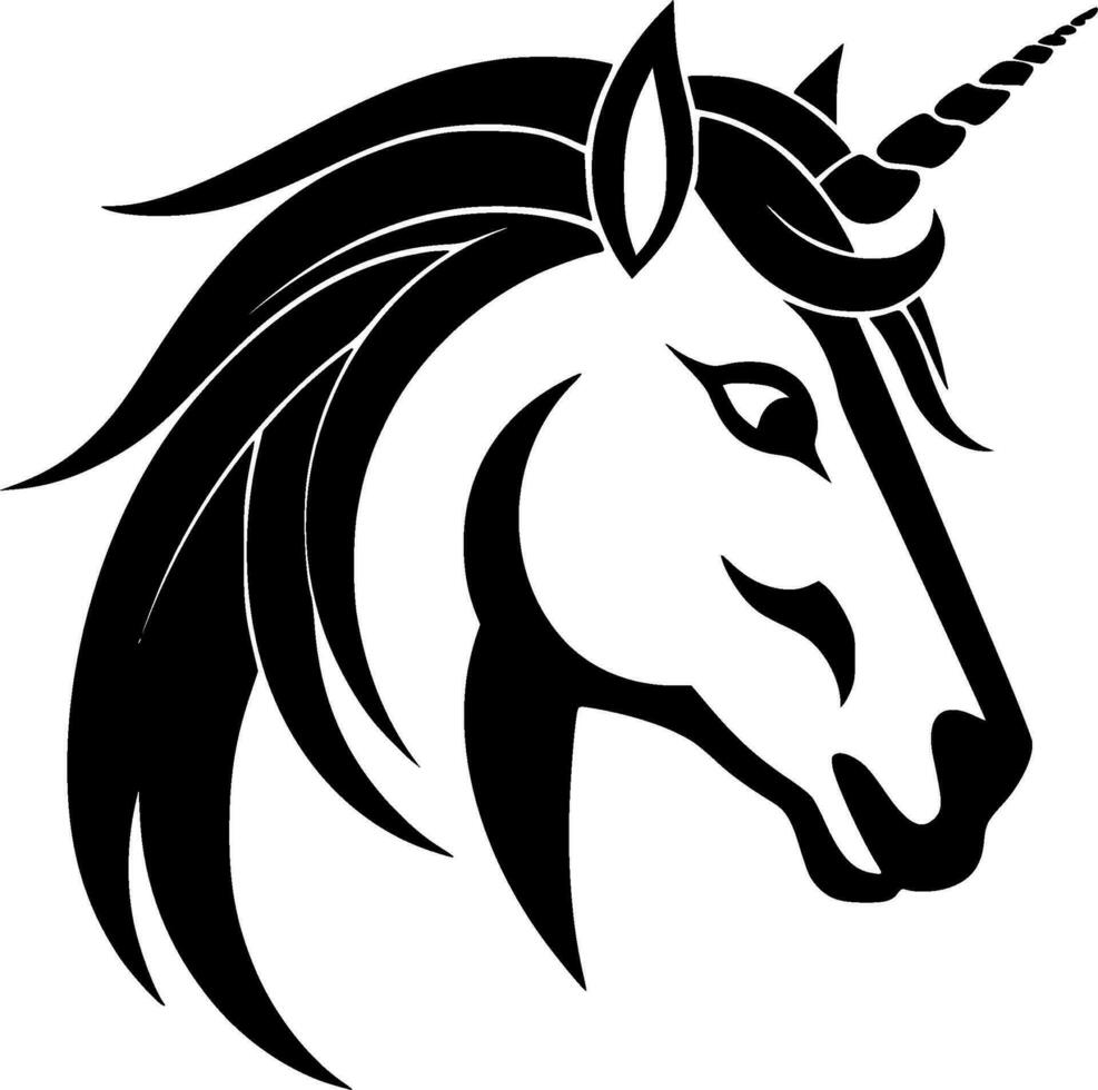 Unicorn - High Quality Vector Logo - Vector illustration ideal for T-shirt graphic