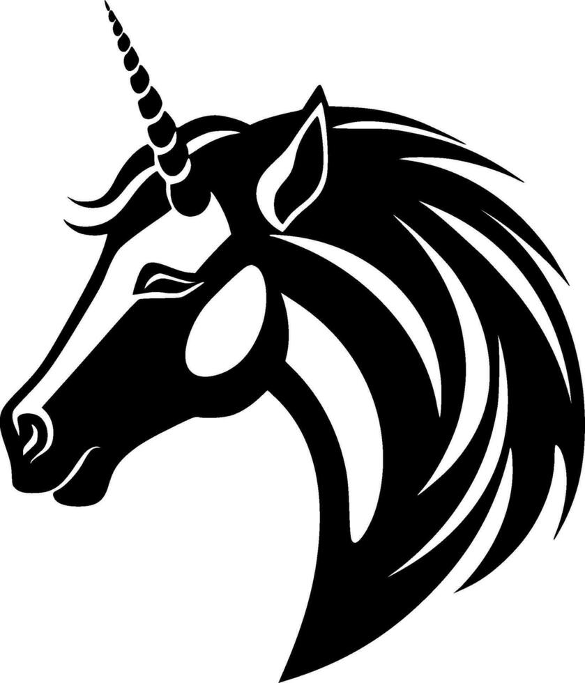 Unicorn - High Quality Vector Logo - Vector illustration ideal for T-shirt graphic