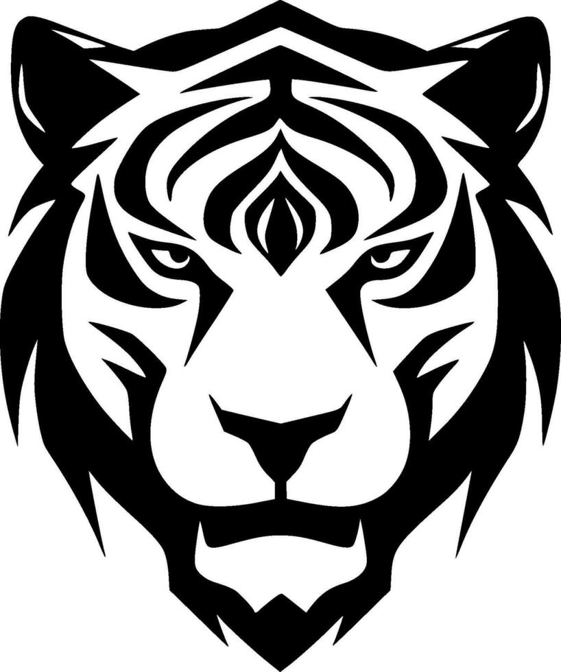 Tiger - High Quality Vector Logo - Vector illustration ideal for T-shirt graphic