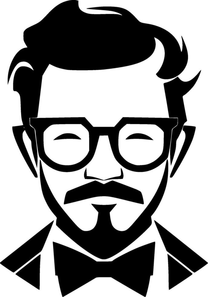 Teacher - Minimalist and Flat Logo - Vector illustration