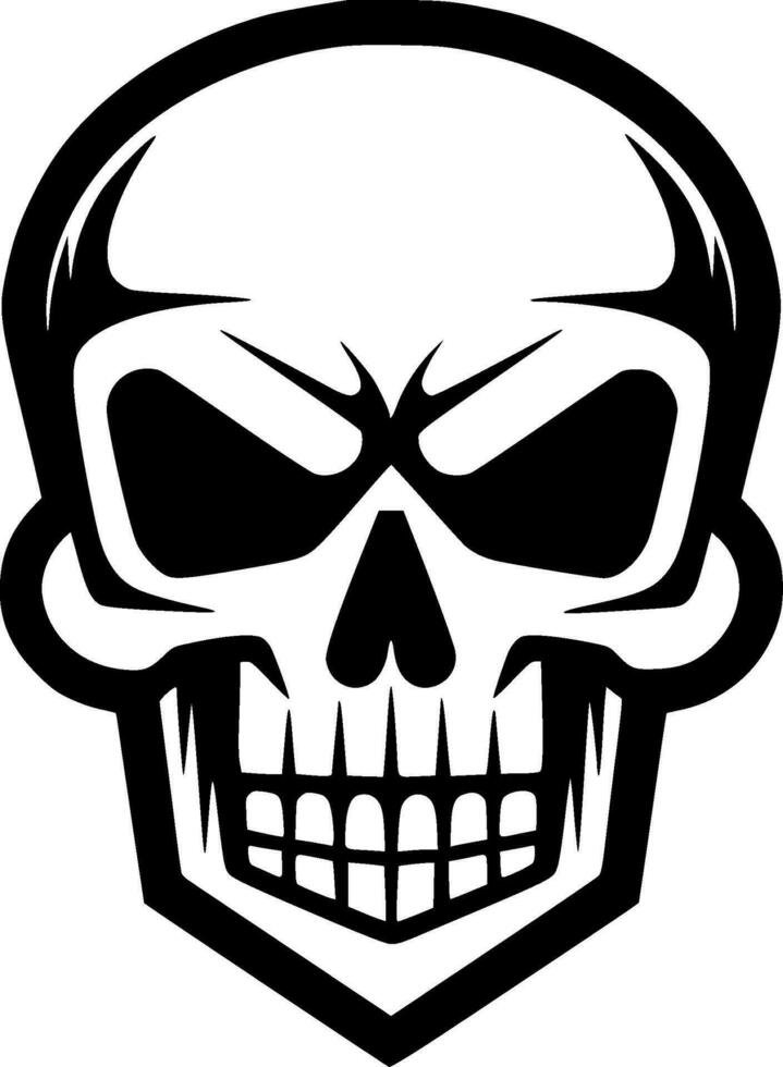 Skull - High Quality Vector Logo - Vector illustration ideal for T-shirt graphic
