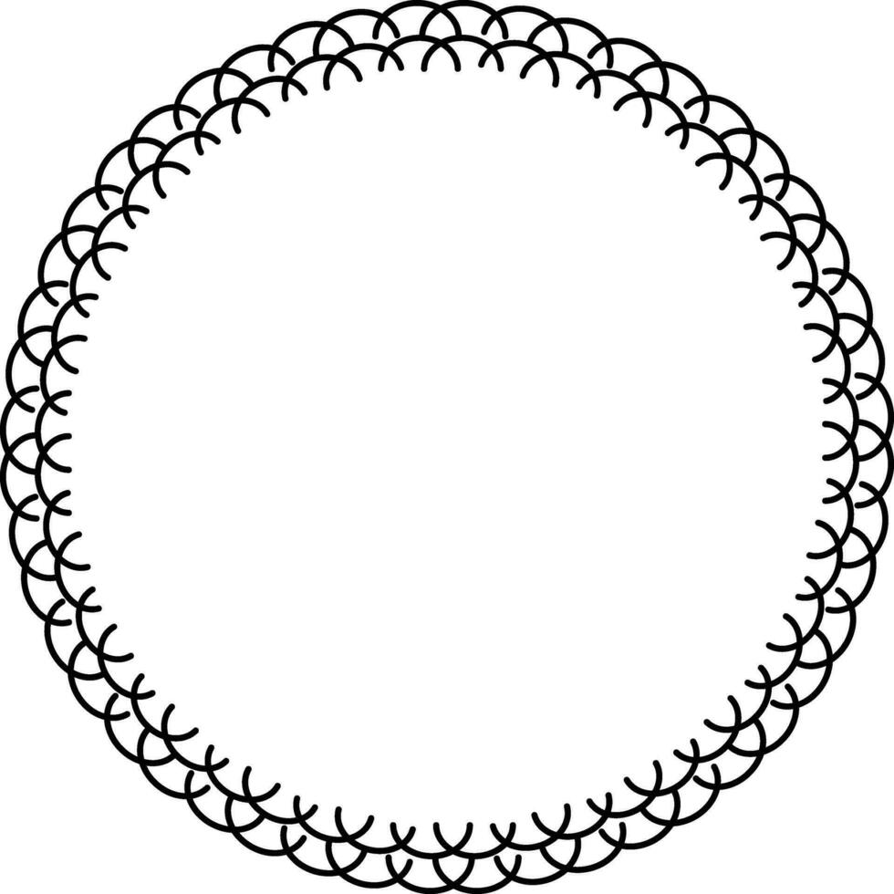 elemento de marco de círculo vector