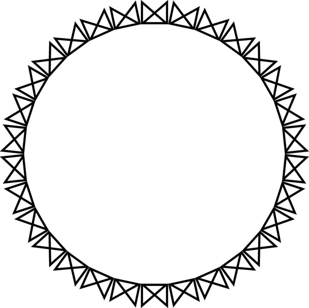 Circle Frame Element vector