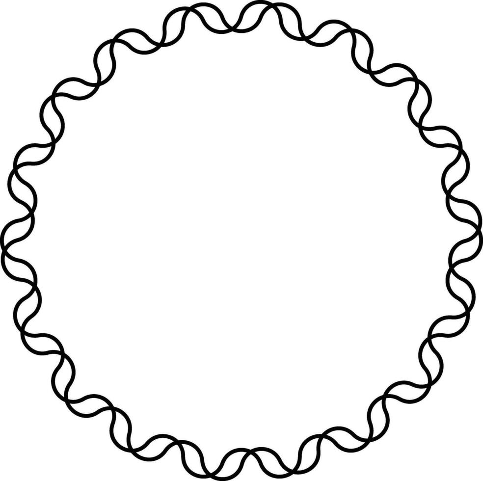 Circle Frame Element vector
