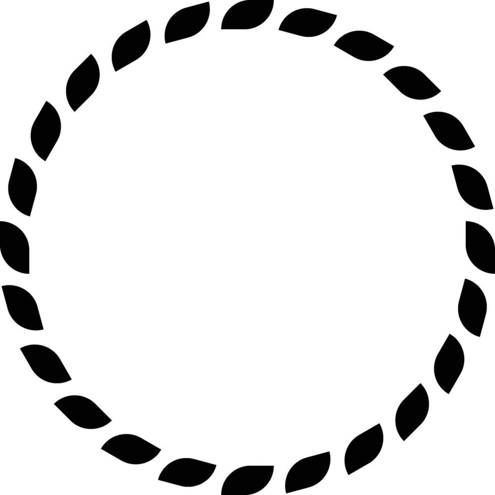 Circle Frame Element vector