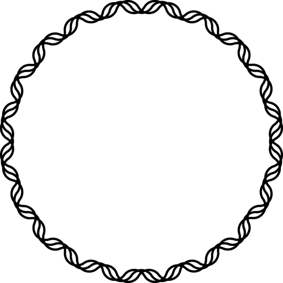 Circle Frame Element vector