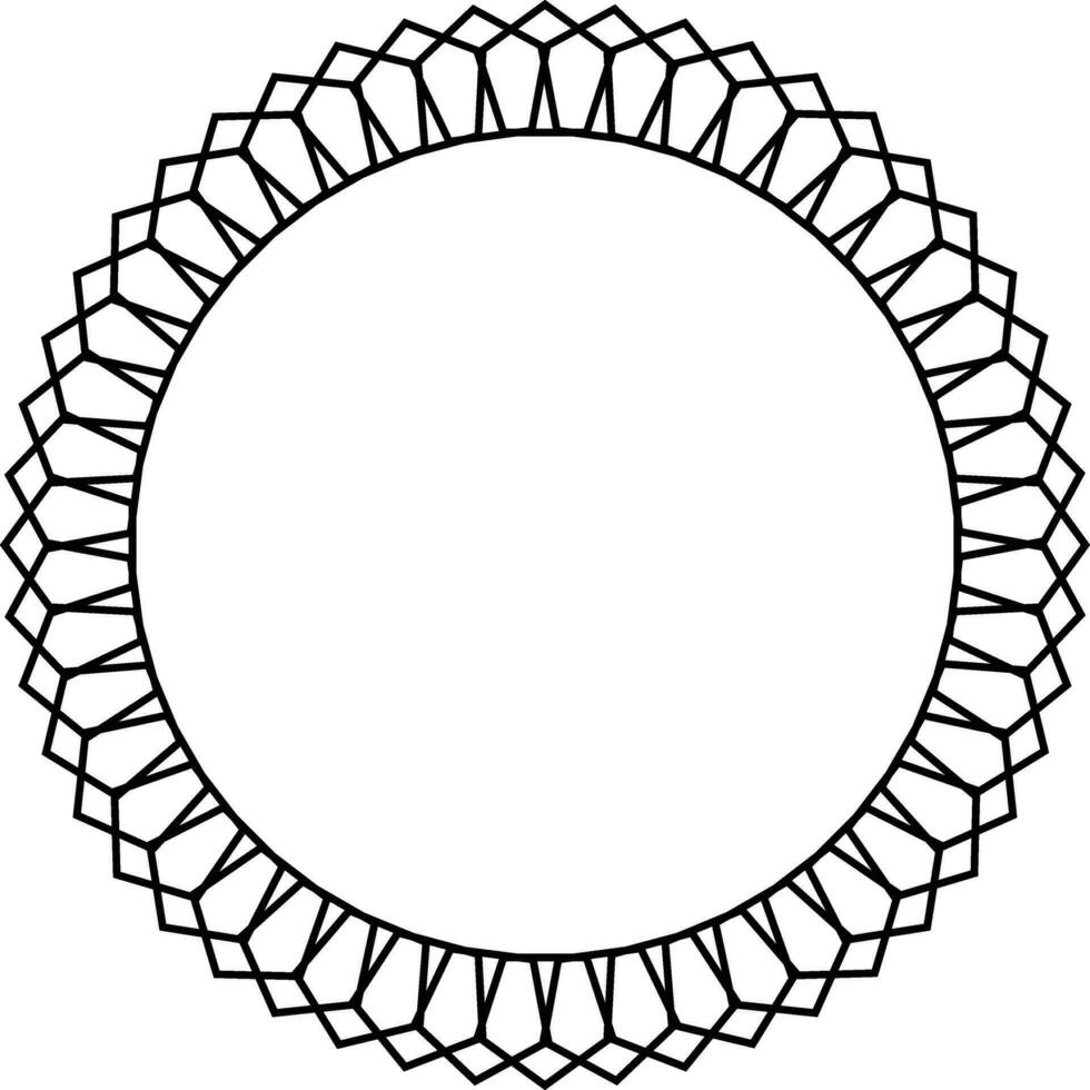 Circle Frame Element vector