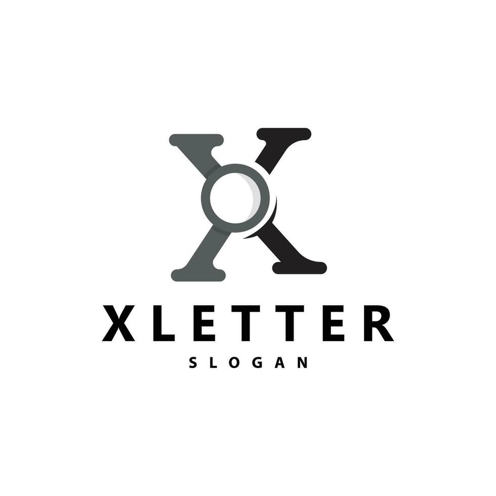 Minimal Initial X Letter Logo, Modern And Luxury Geometric Design, Icon Vector Template Element