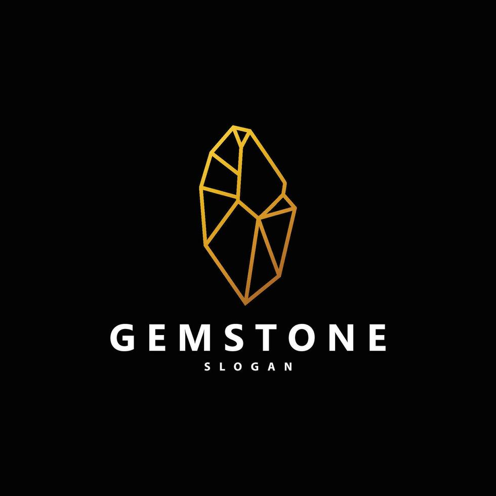 Gemstone Jewelry Logo, Design Vector Template Symbol Illustration