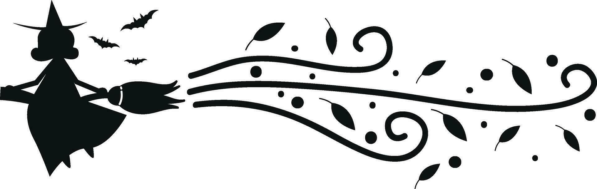 Halloween Border Element Design vector
