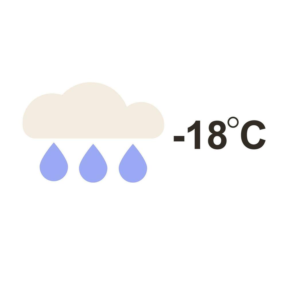 clima pronóstico. clima. icono. objeto aislado en blanco antecedentes vector