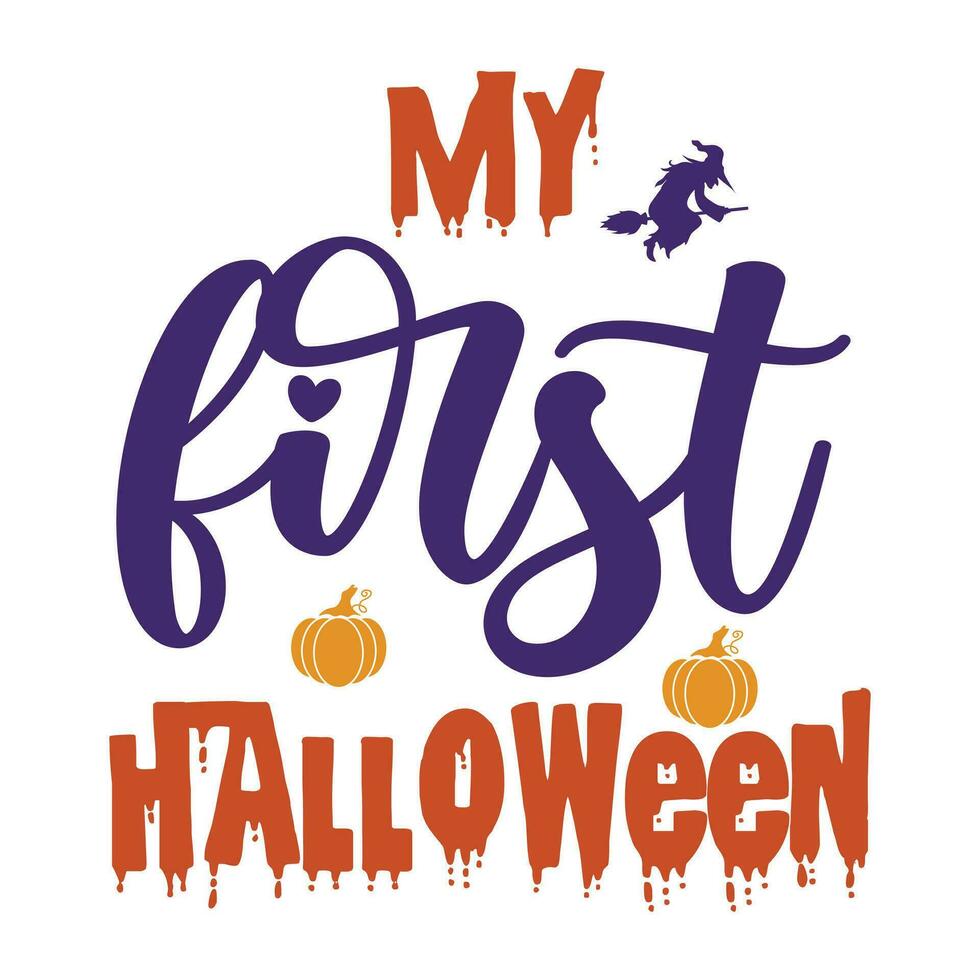 My first halloween 28004150 Vector Art at Vecteezy