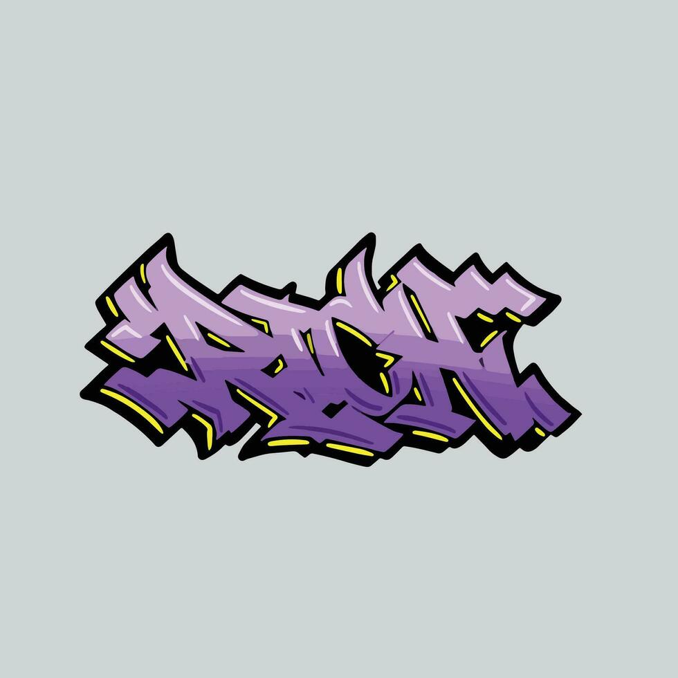 graffiti vector tagging letter word text street art mural