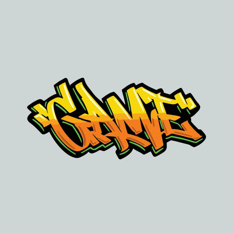 graffiti vector tagging letter word text street art mural