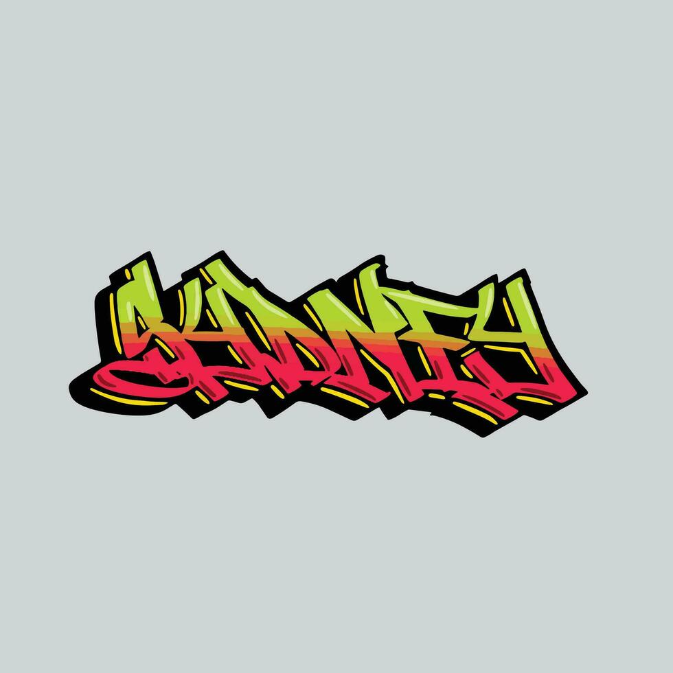 graffiti vector tagging letter word text street art mural