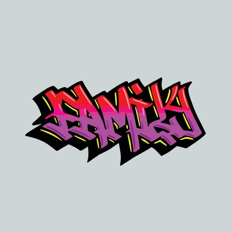 graffiti vector tagging letter word text street art mural