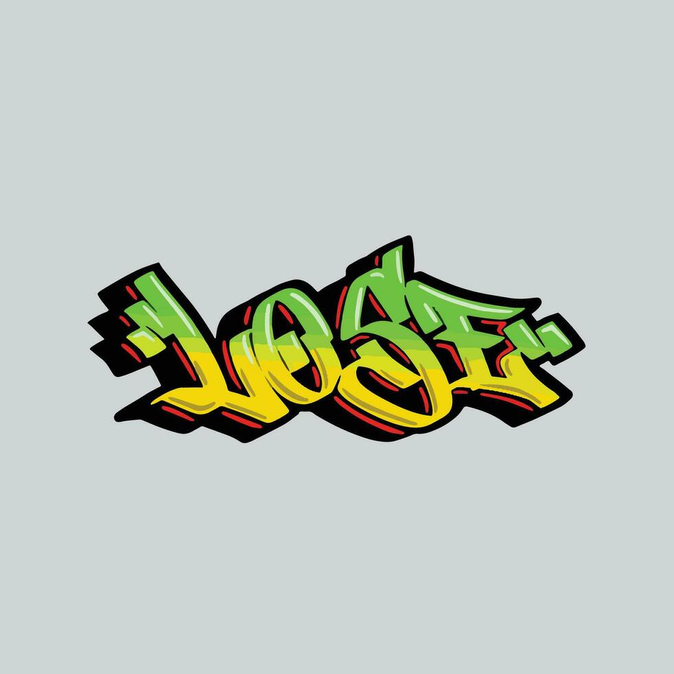 graffiti vector tagging letter word text street art mural