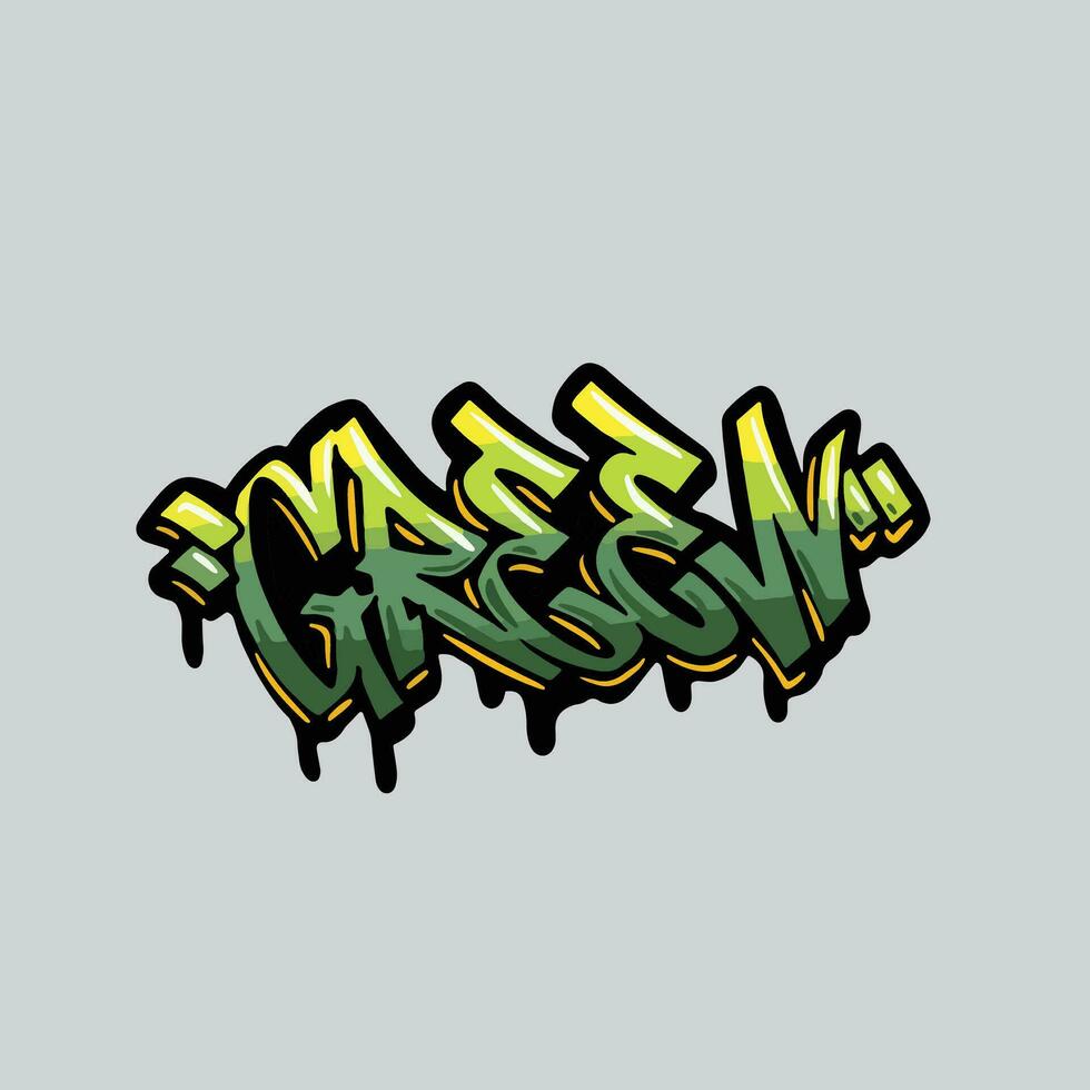 graffiti vector tagging letter word text street art mural