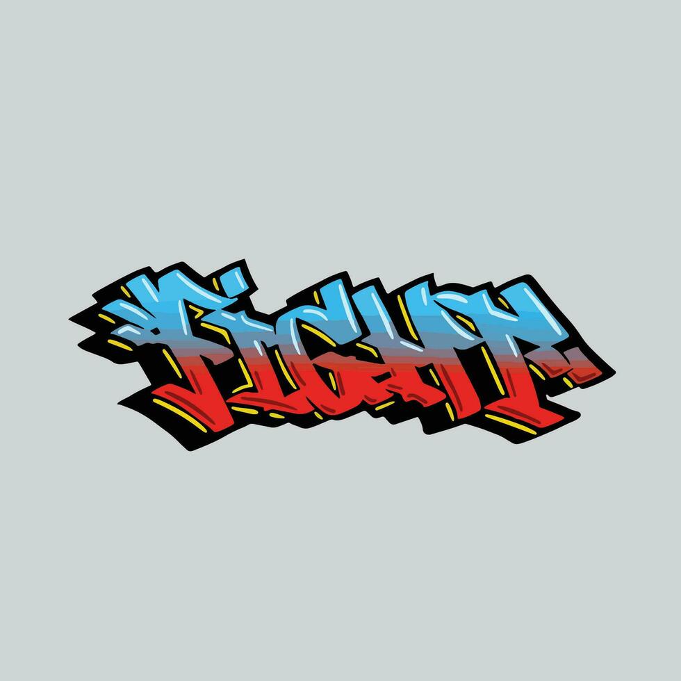 graffiti vector tagging letter word text street art mural