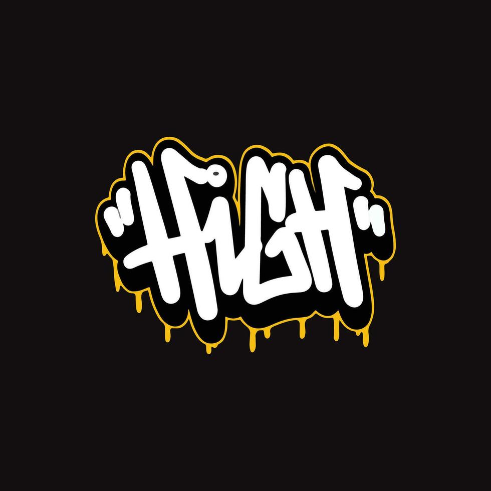 graffiti vector tagging letter word text street art mural