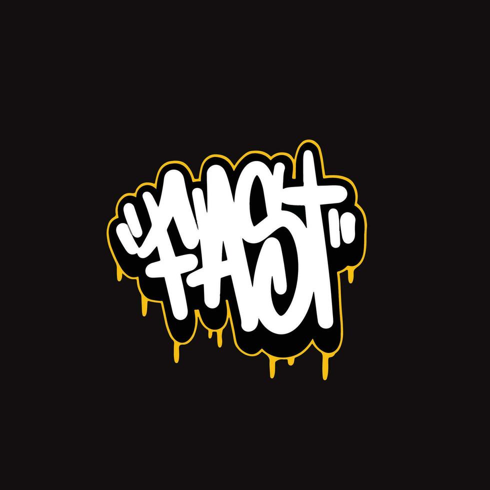 graffiti vector tagging letter word text street art mural