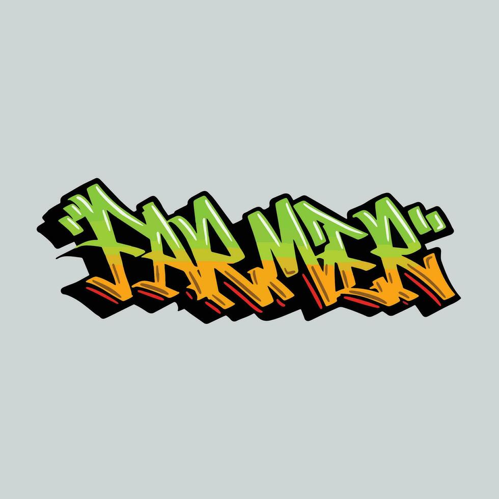 graffiti vector tagging letter word text street art mural