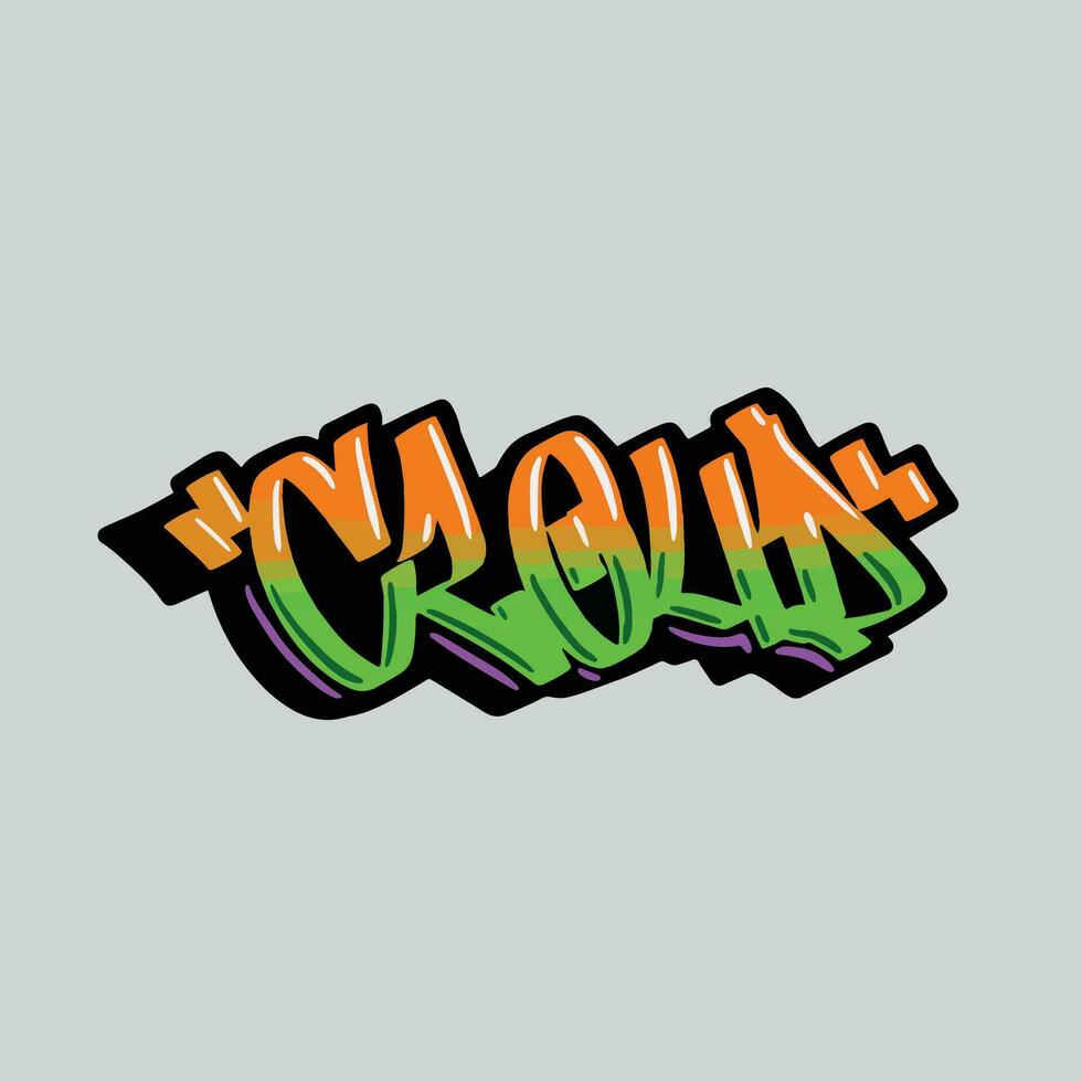 graffiti vector tagging letter word text street art mural