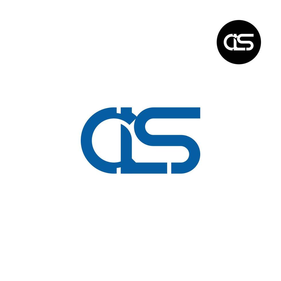 Letter CLS Monogram Logo Design vector