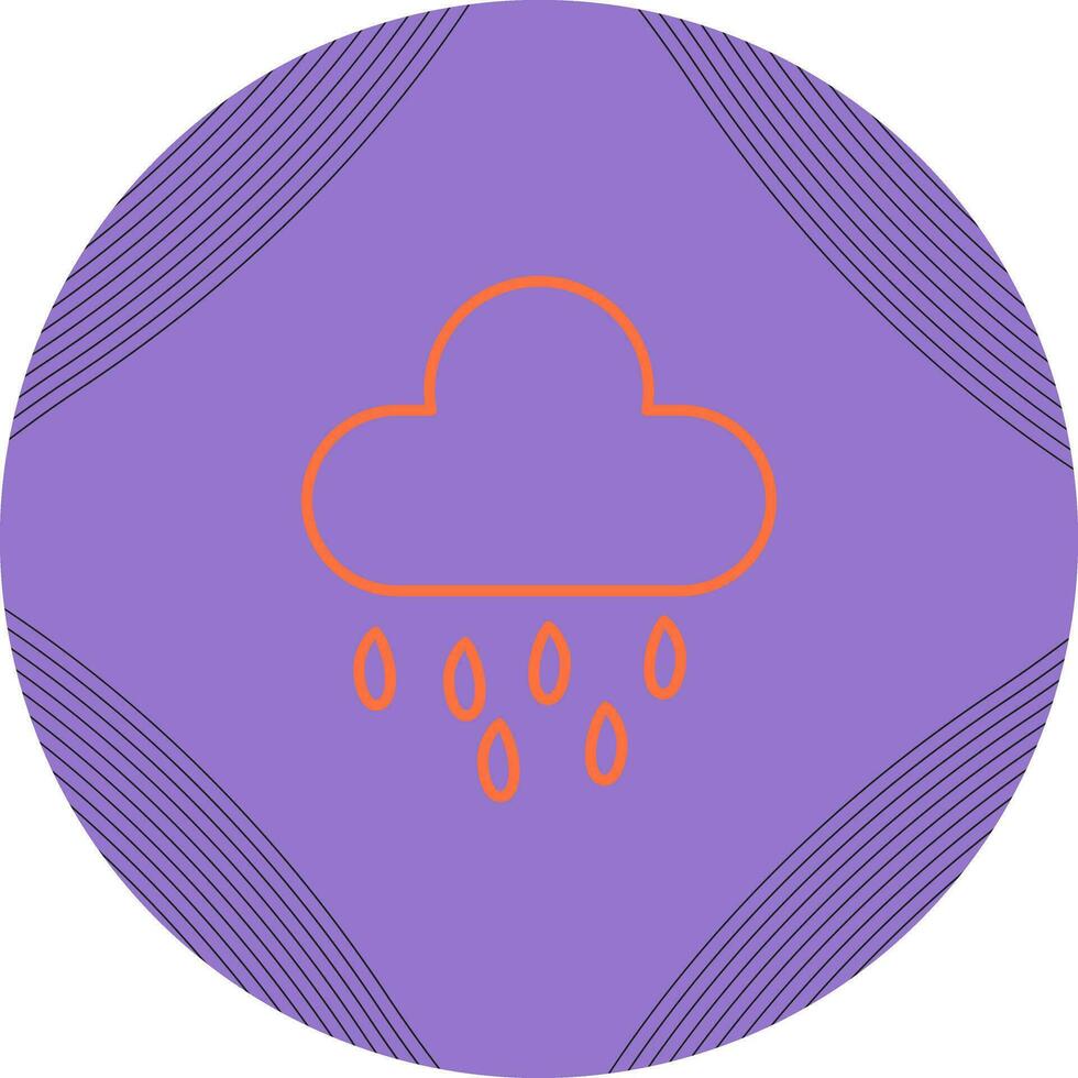 Rain Cloud Vector Icon