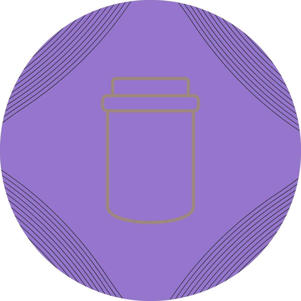 Jam Bottle Vector Icon