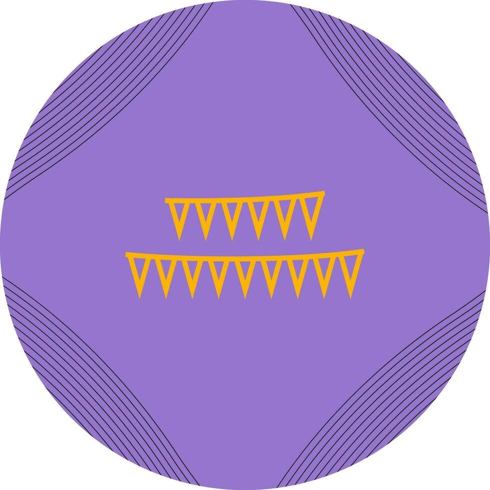 Celebration Flags Vector Icon