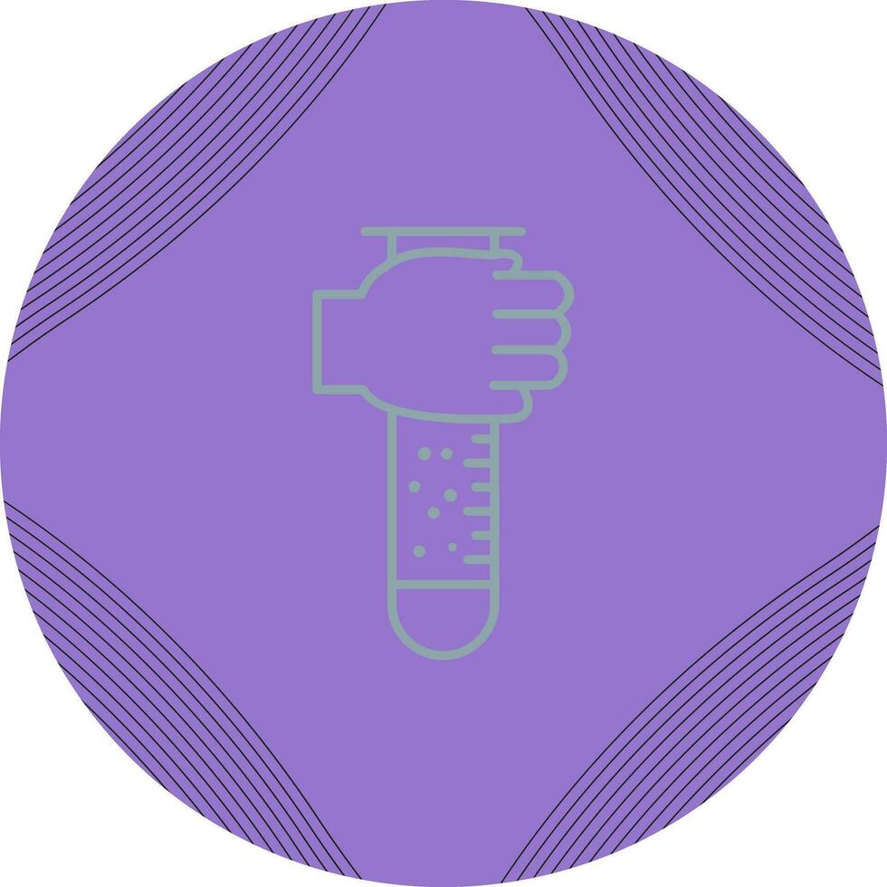 Holding Tube Vector Icon