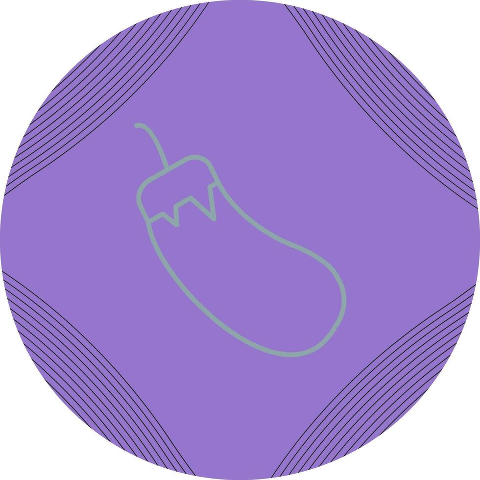 Eggplant Vector Icon