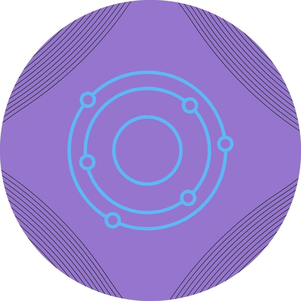 Atomic Structure Vector Icon