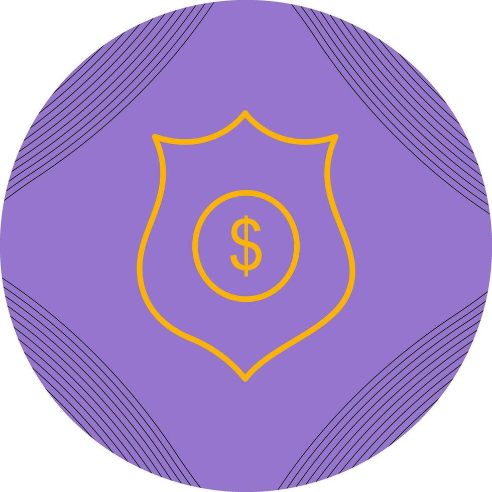Dollar Badge Vector Icon