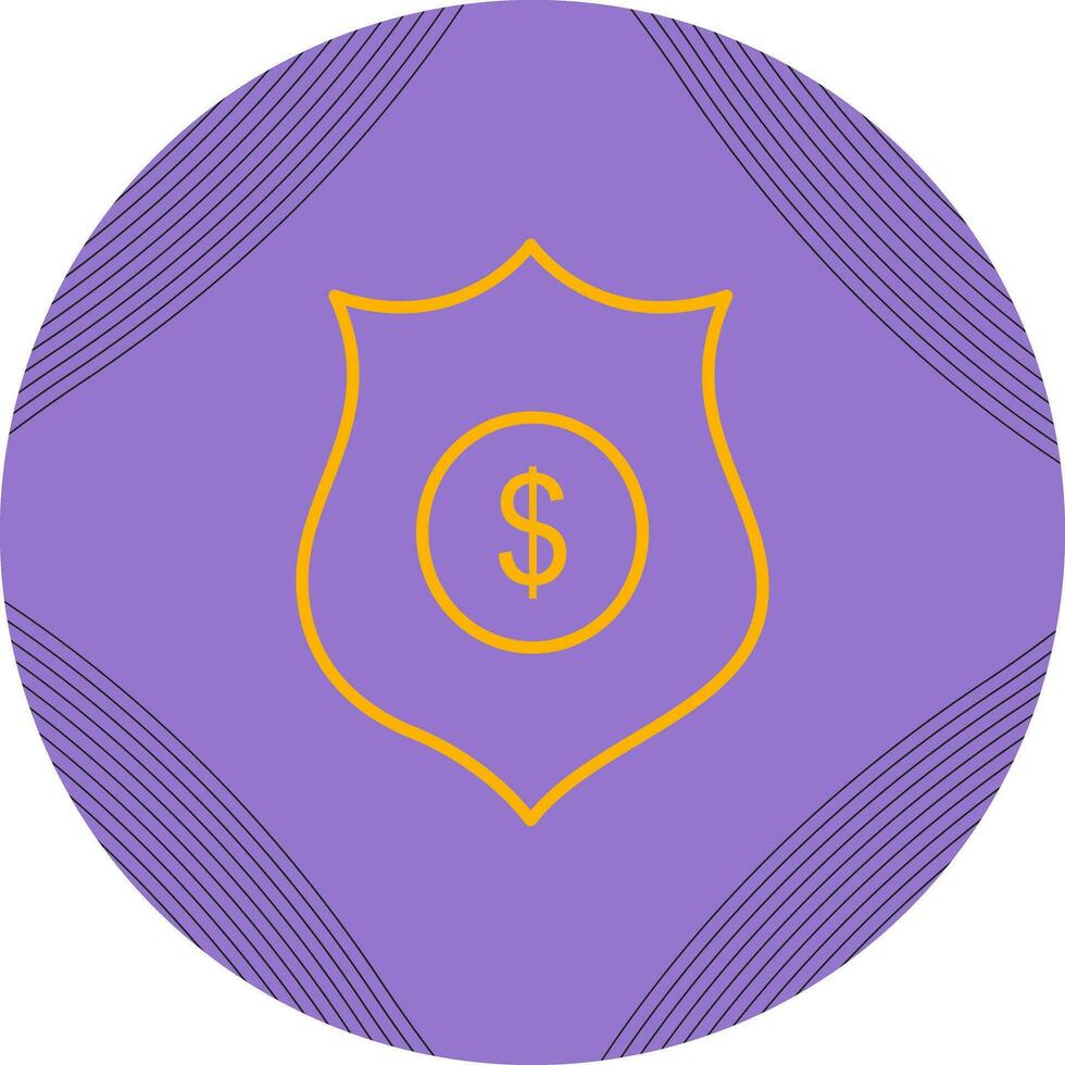 Dollar Badge Vector Icon