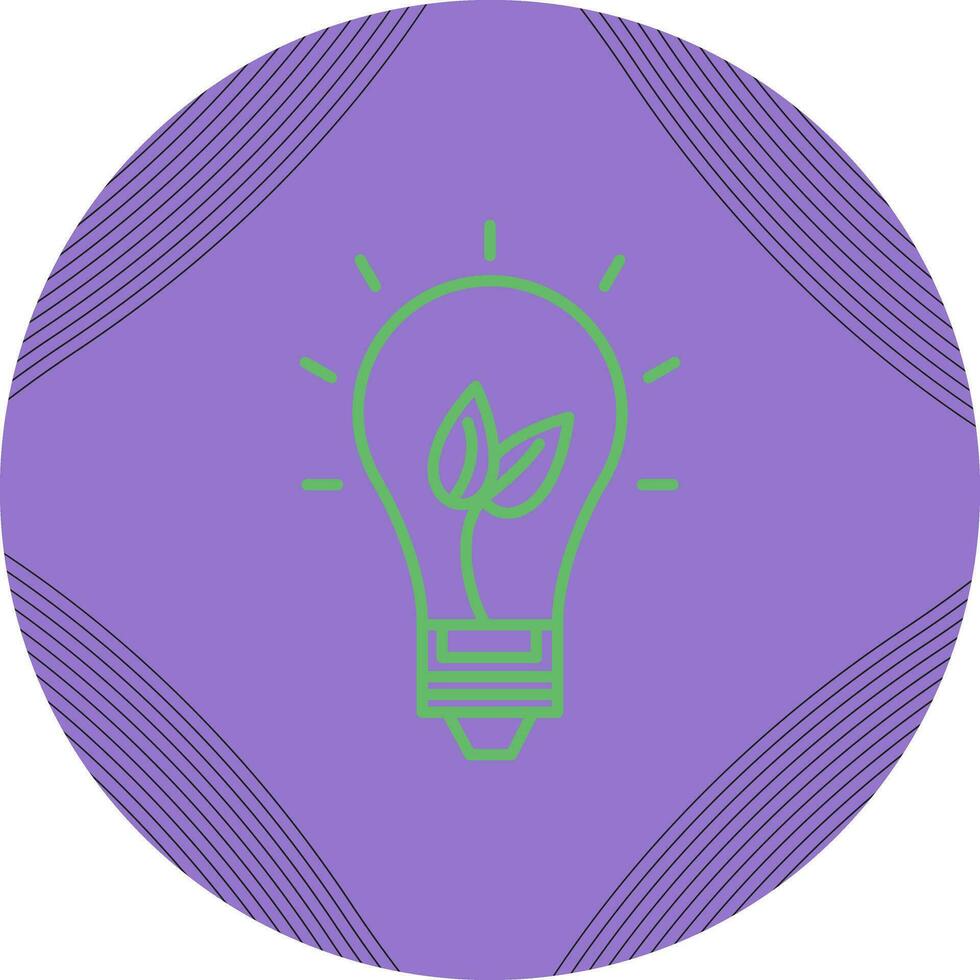 Eco friendly Bulb Vector Icon