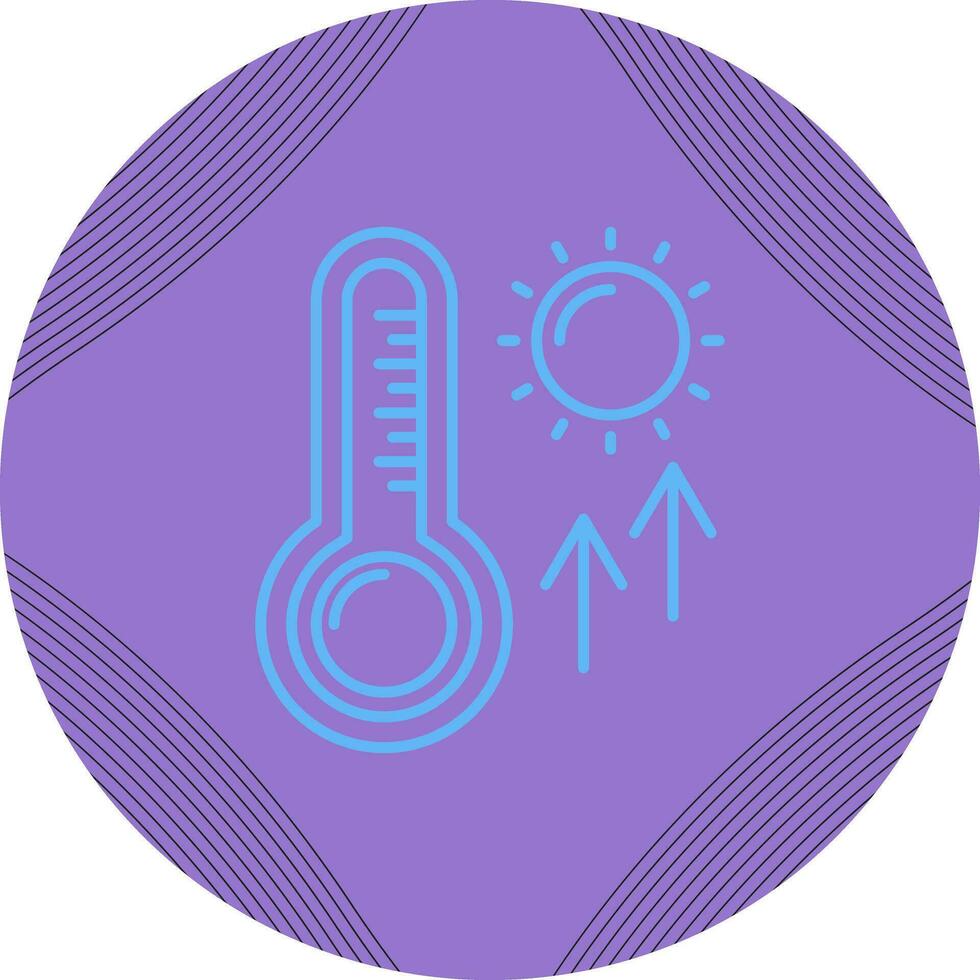 High Temperatures Vector Icon