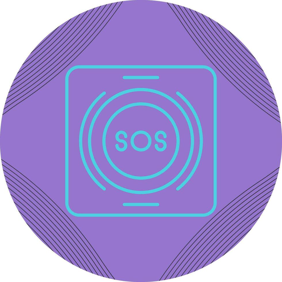 Emergency Button Vector Icon