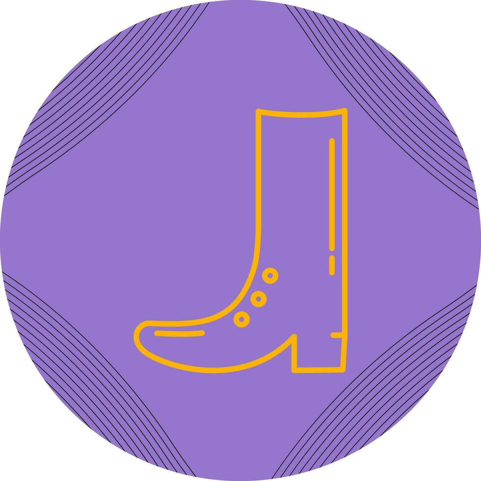 Cowboy Boot Vector Icon