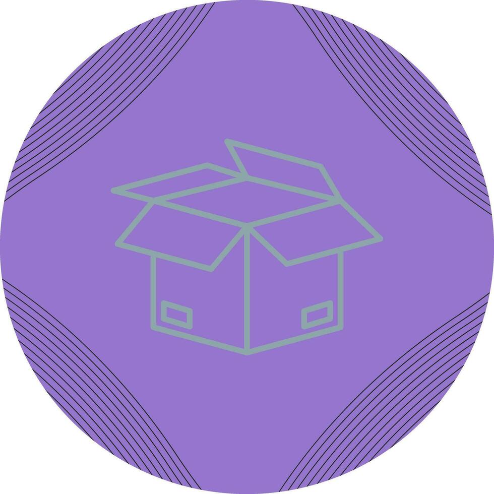 Open Box Vector Icon